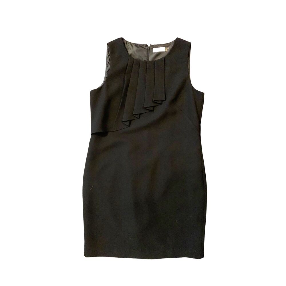 Calvin Klein | Black Work Dress Sheath Cocktail Event Wedding Size 10